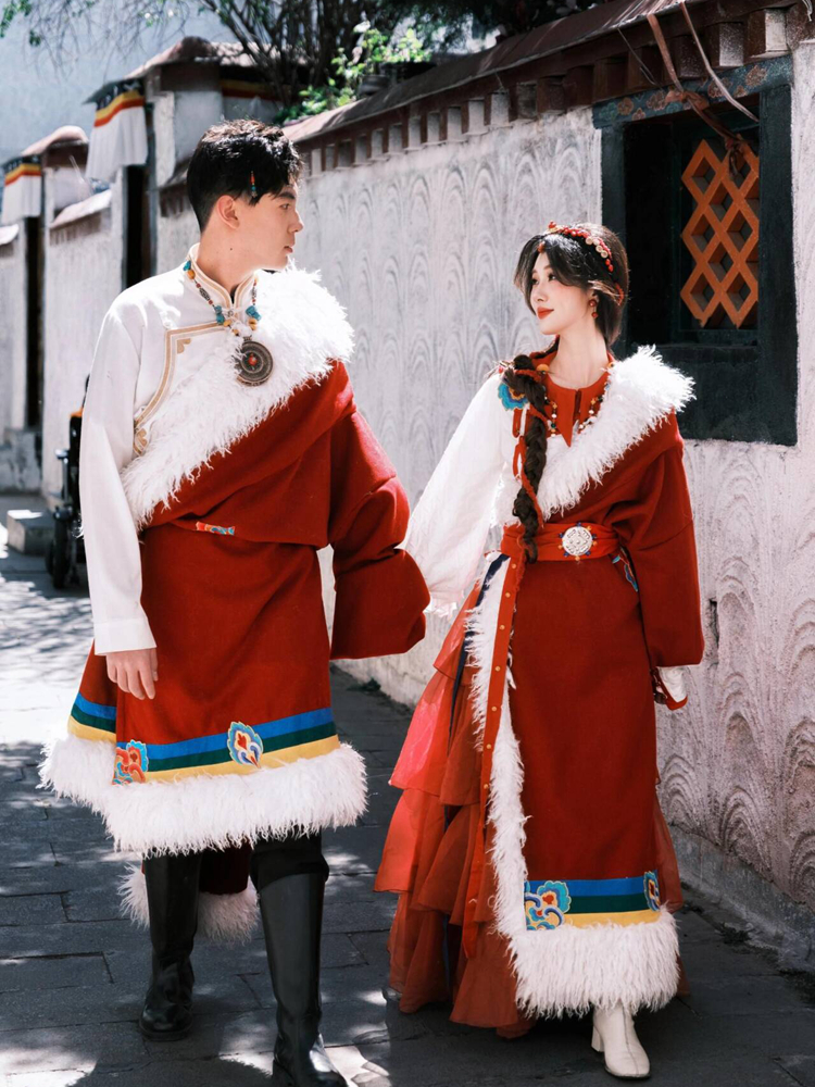 Photography Outfits - New Couple Photography Ethnic Clothing Set