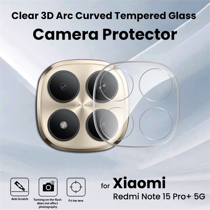 Photography Xiaomi 15 - 3-1Pcs 3D Clear Tempered Glass Camera