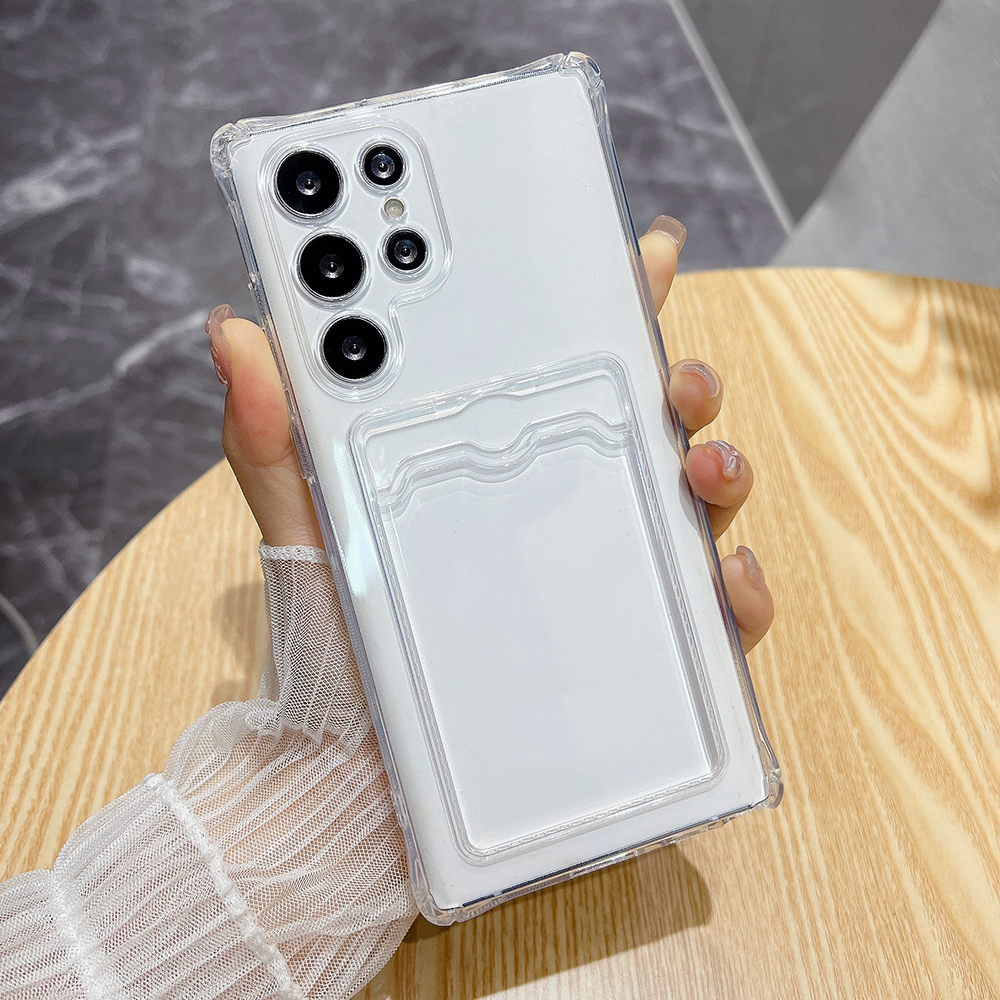 Lens Case Pouch - Card Slot Bag Holder Clear Phone