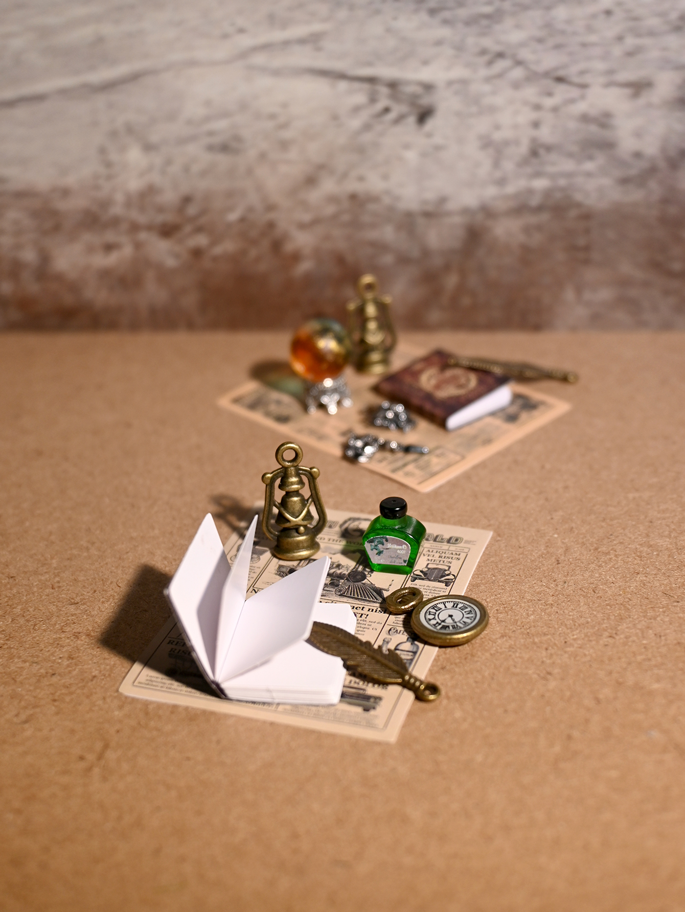 Photography Product - Miniature Replica Magic Vintage Book Set,