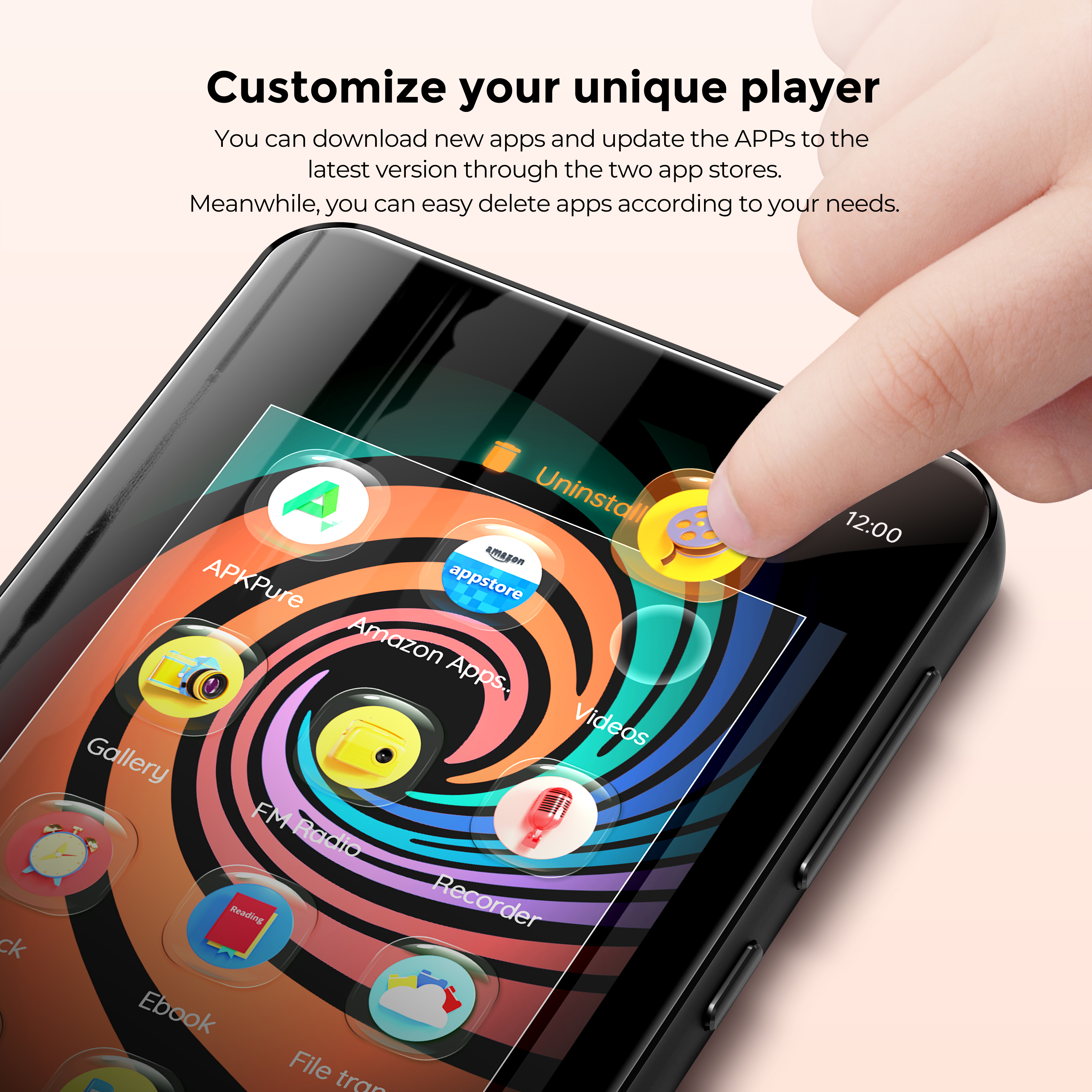 INNIOASIS Reproductor MP3 Play - Photography History ulasan dan harga