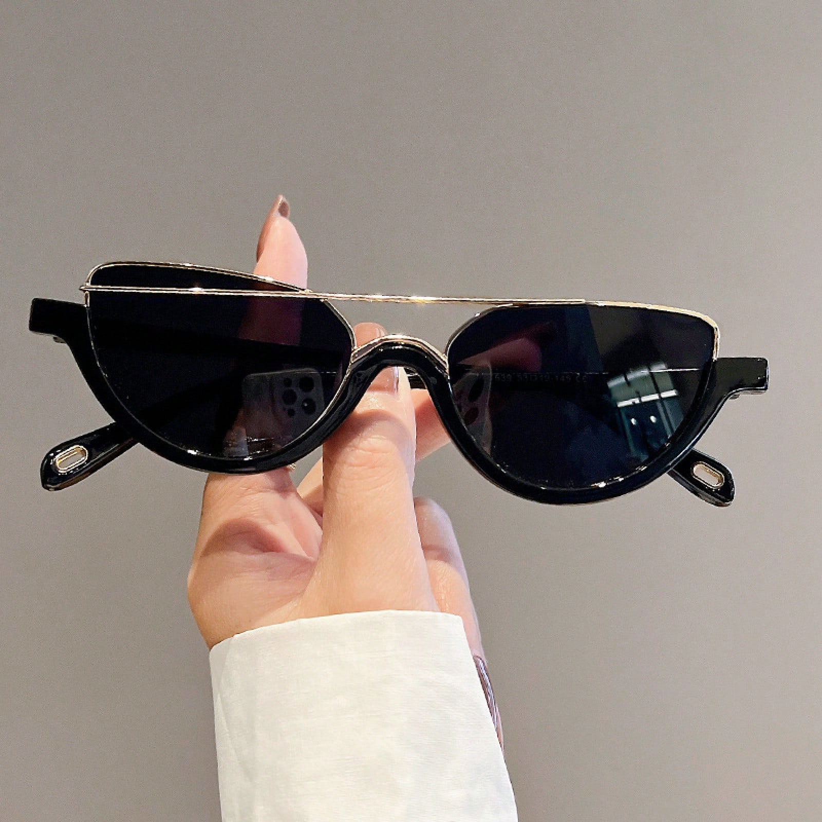 Women's Half-Fashion Glasses S - Photography Street ulasan dan harga