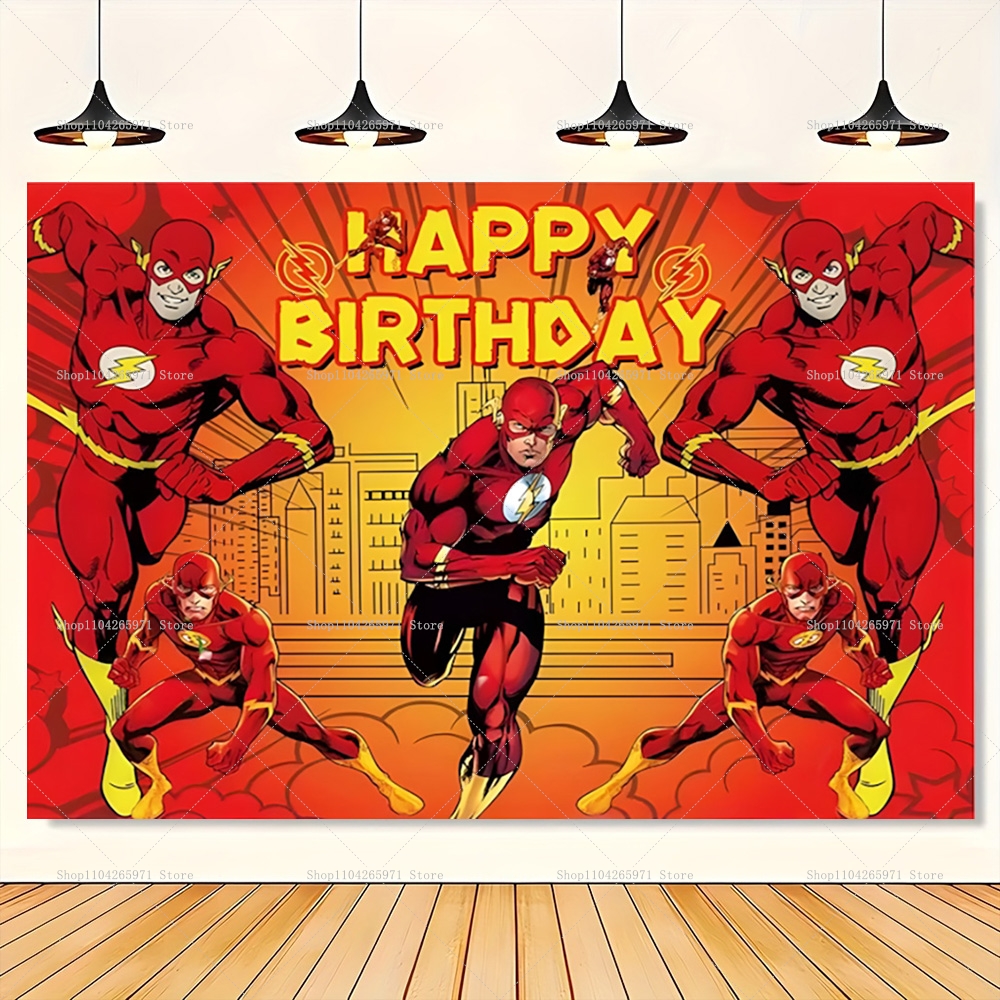 DC The Flash Backdrop Banner S - Photography Sport ulasan dan harga