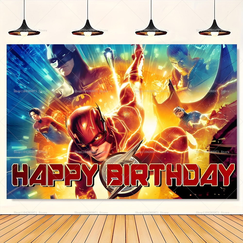 DC The Flash Backdrop Banner S - Photography Sport ulasan dan harga