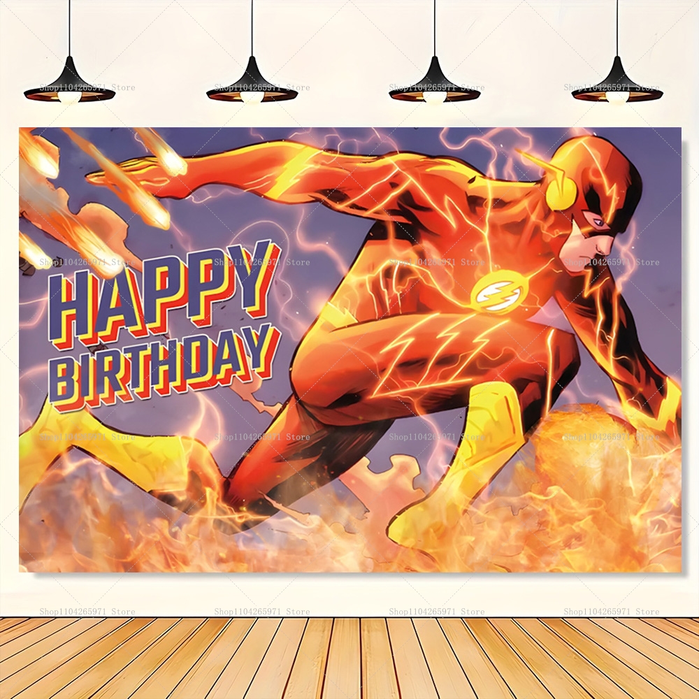 DC The Flash Backdrop Banner S - Photography Sport ulasan dan harga