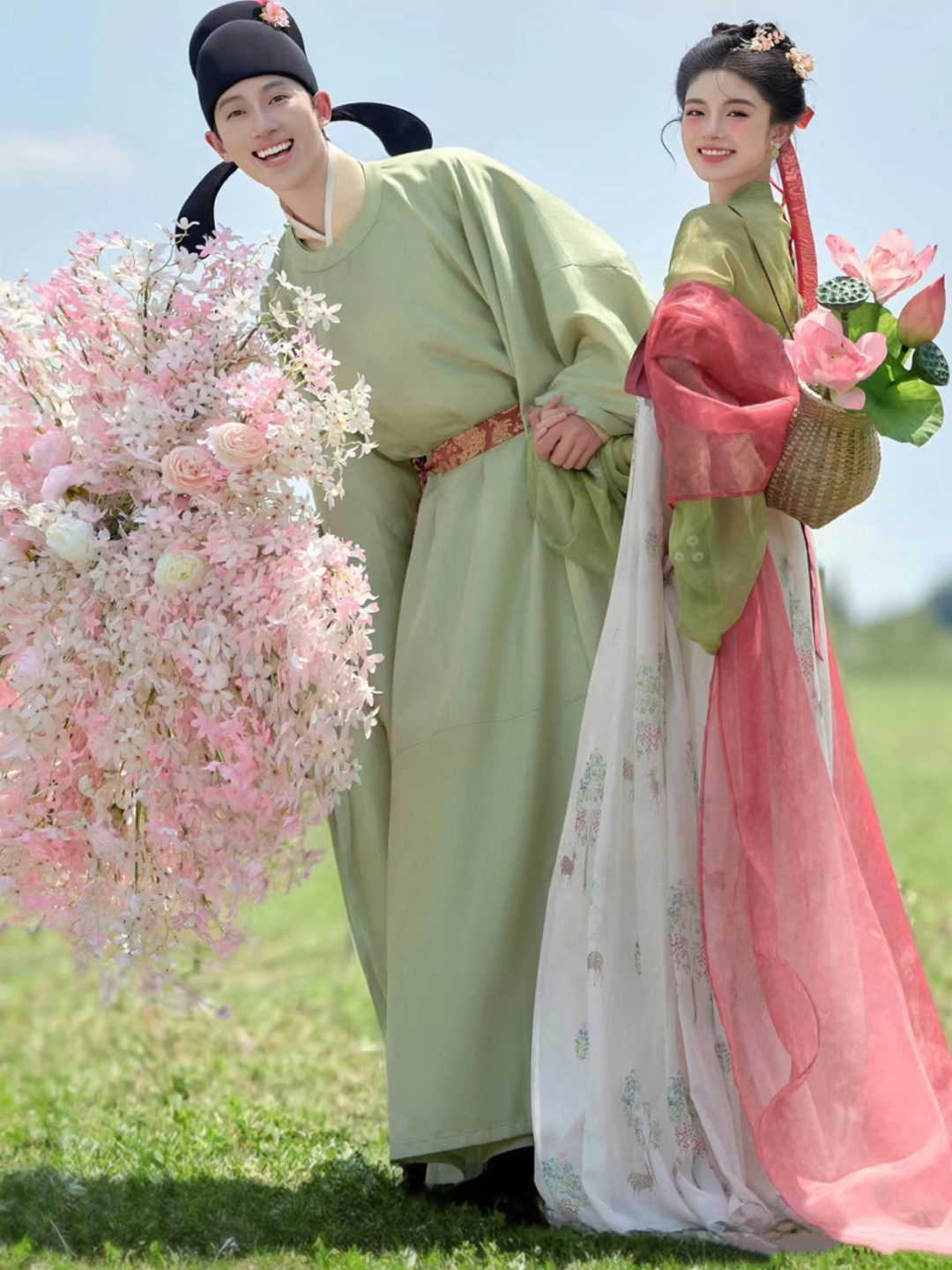  Tang Dynasty Couple Outfits P - Photography Outfits ulasan dan harga