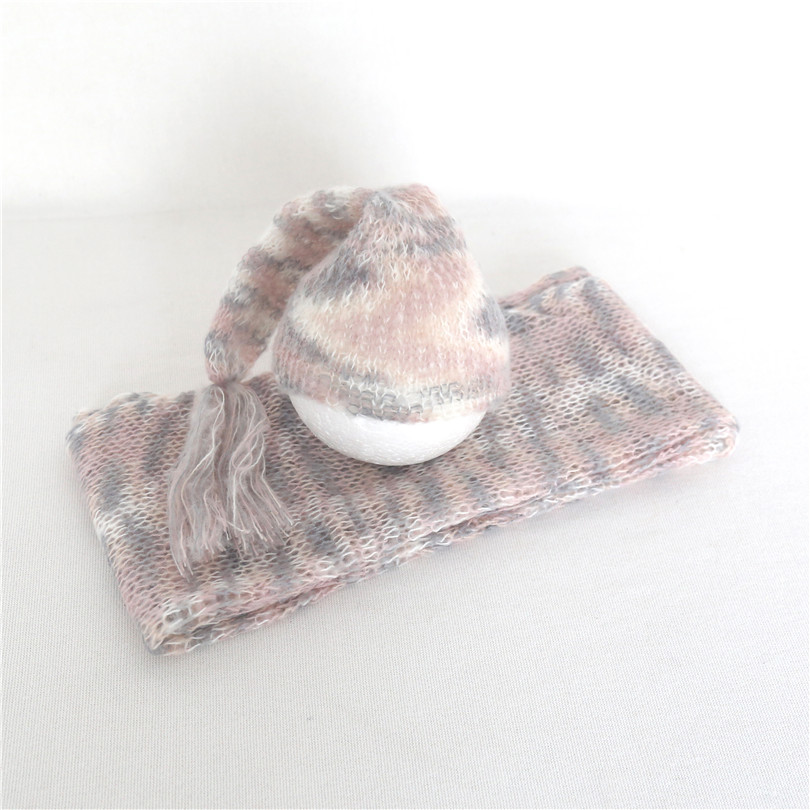 Knit Jersey Wrap And Hat Sets  - Photography Outfits ulasan dan harga