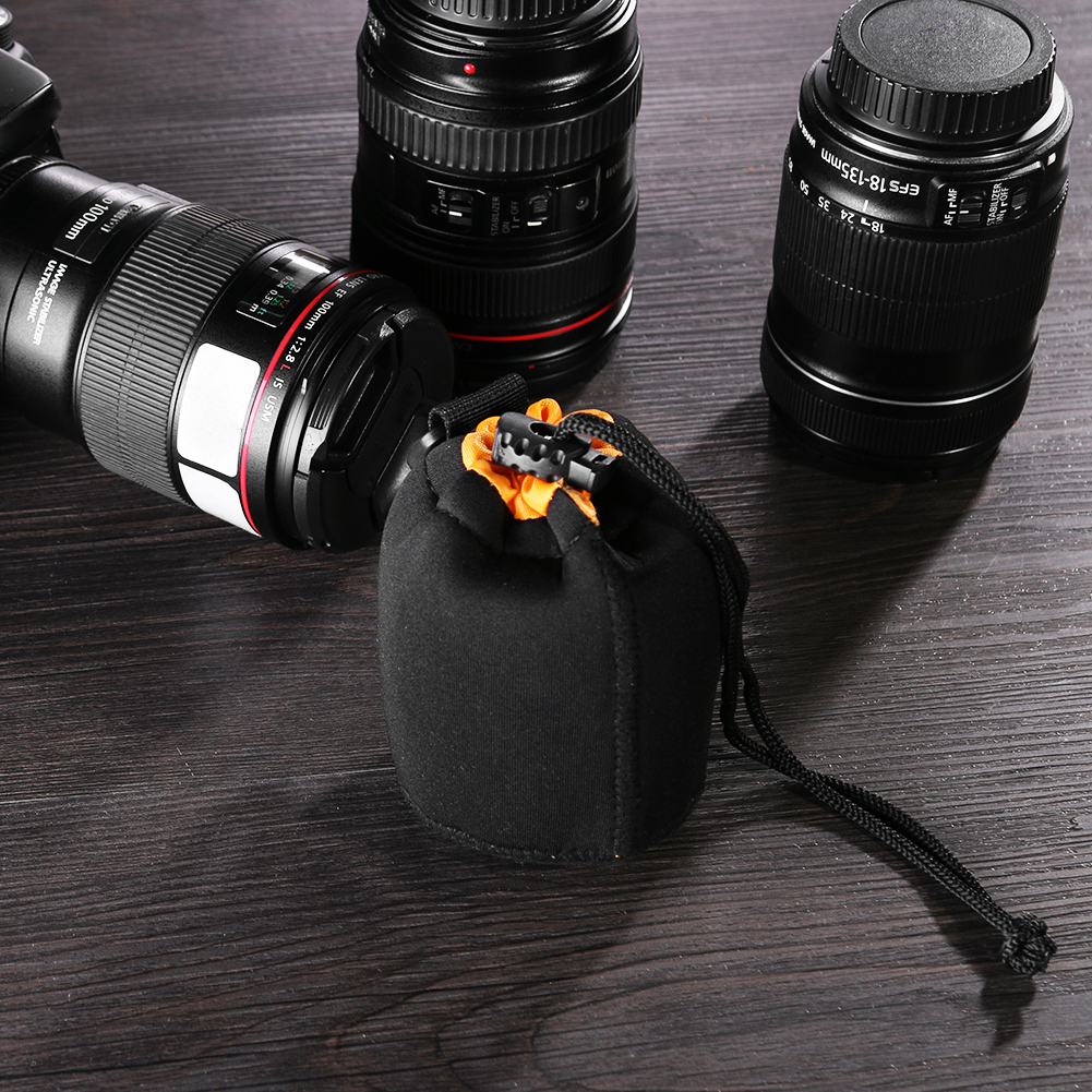 Waterproof Soft Neoprene Camer - Lens Case Pouch ulasan dan harga