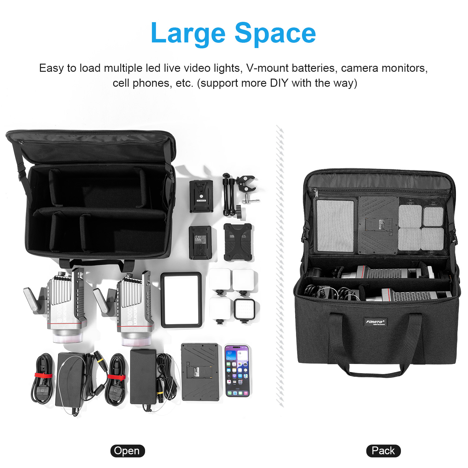 FOMITO Camera Bag Crossbody Sh - Camera Bag Waterproof ulasan dan harga