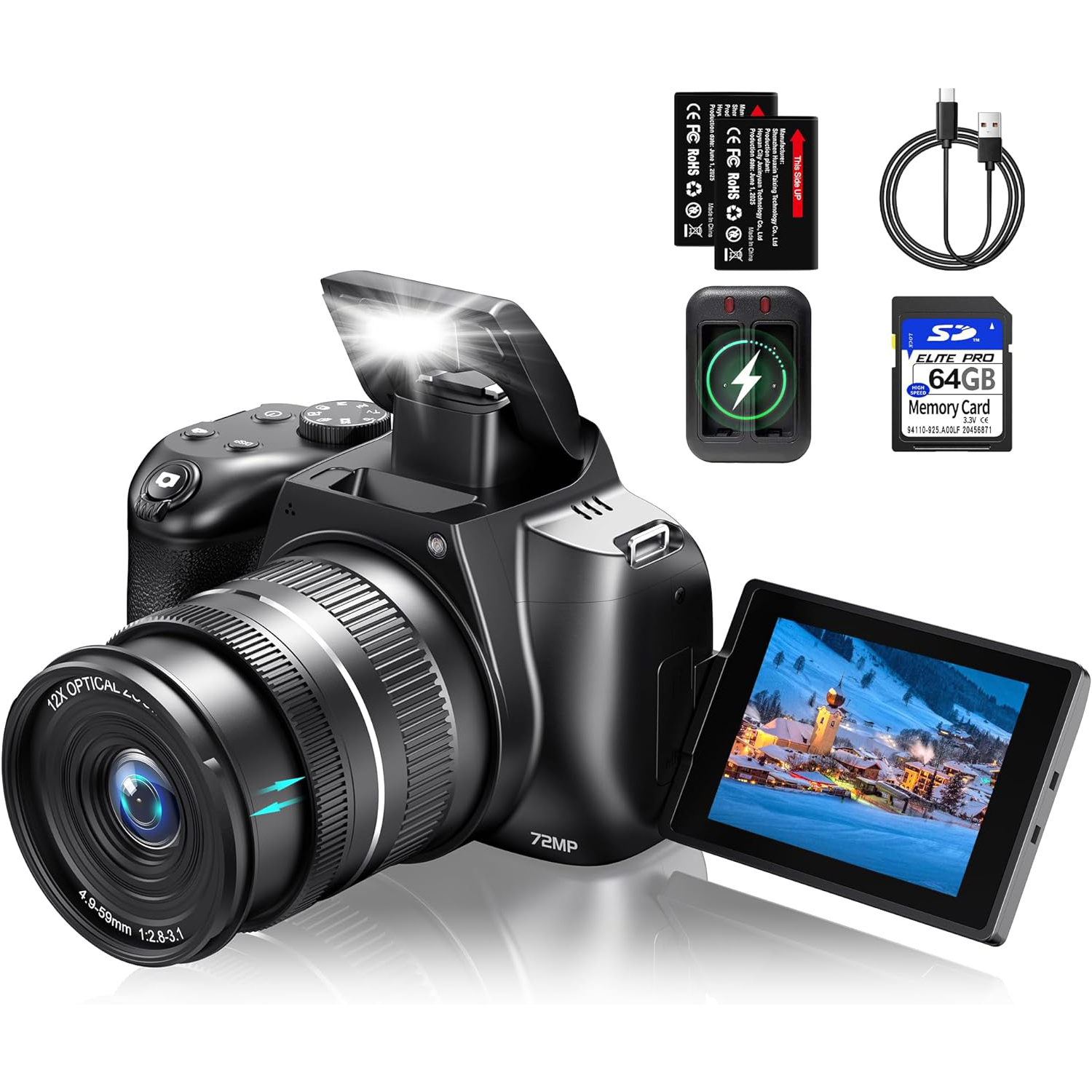 4K HD Digital Camera for Photo - Photography Natural Lighting ulasan dan harga