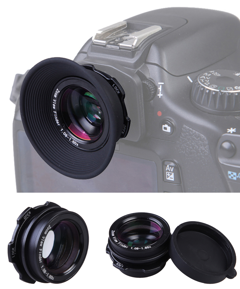 DSLR 1.08x-1.60x Zoom Viewfind - Eye Piece Magnifier ulasan dan harga