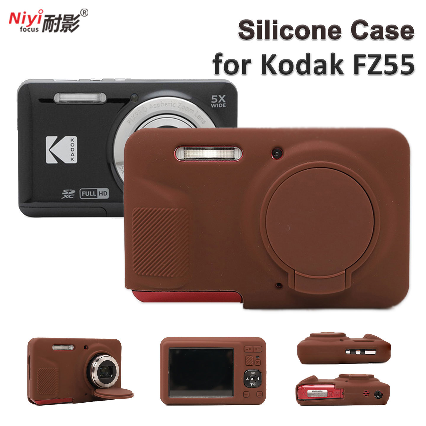 Camera Silicone Case for Kodak - Lens Case Pouch ulasan dan harga