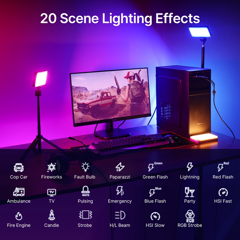 Ulanzi LT002 7 inch Pocket LED - Photography Umbrella Lights ulasan dan harga