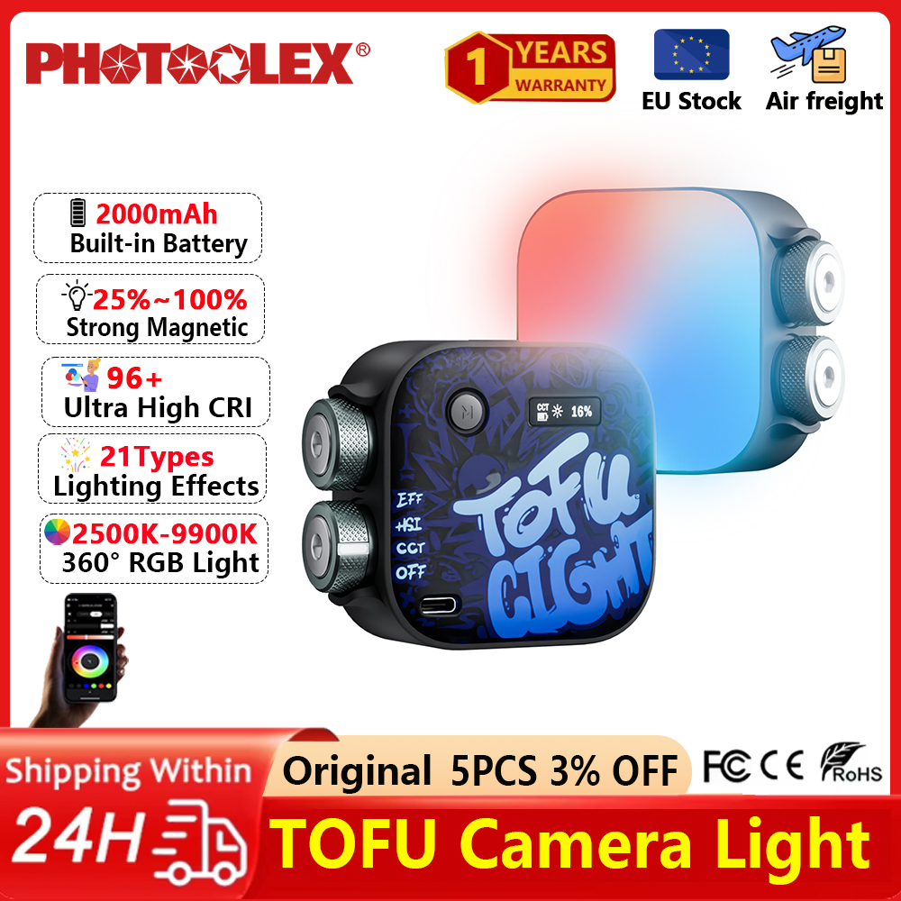 PHOTOOLEX 2000mAh  Full Color  - Photography Umbrella Lights ulasan dan harga