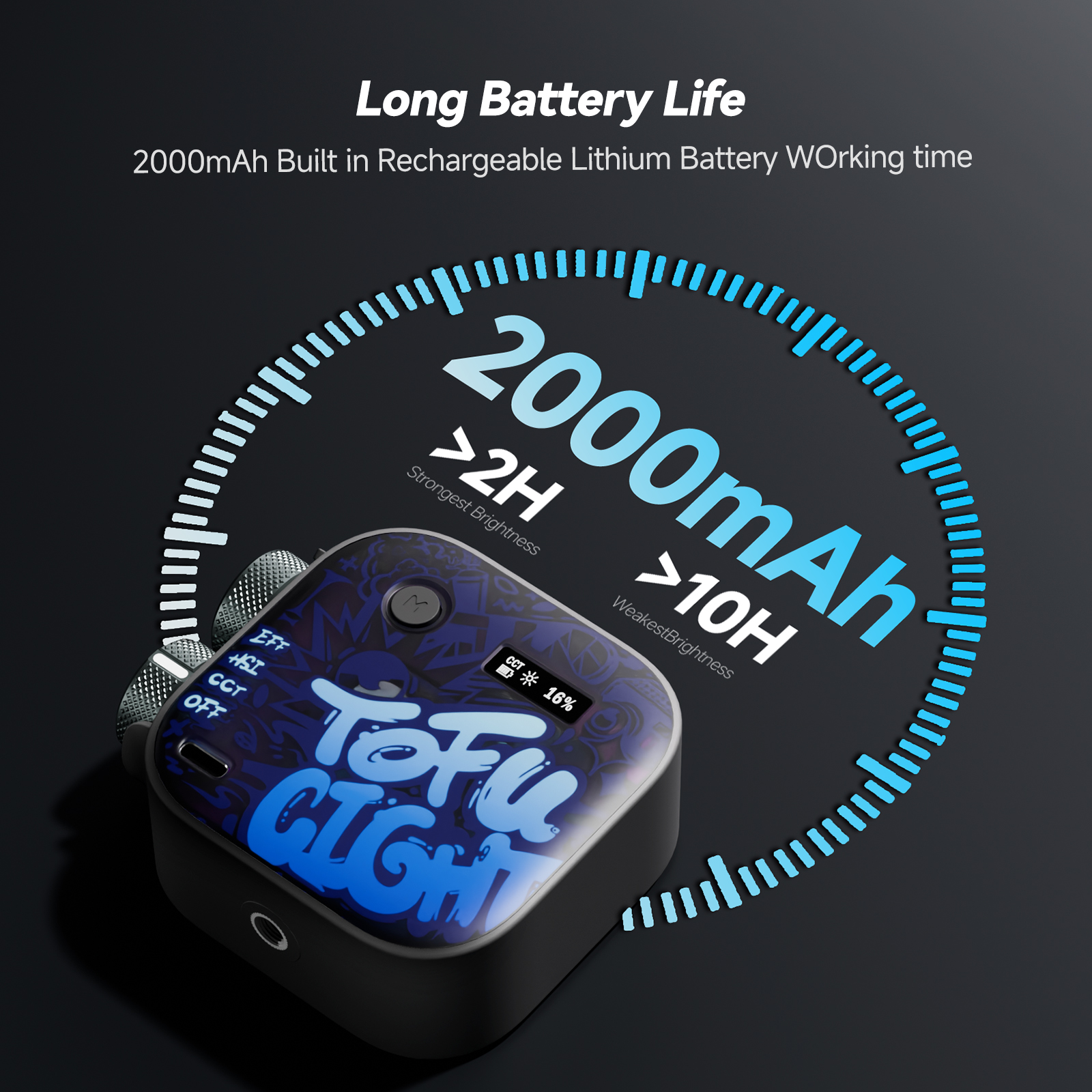 PHOTOOLEX 2000mAh  Full Color  - Photography Umbrella Lights ulasan dan harga