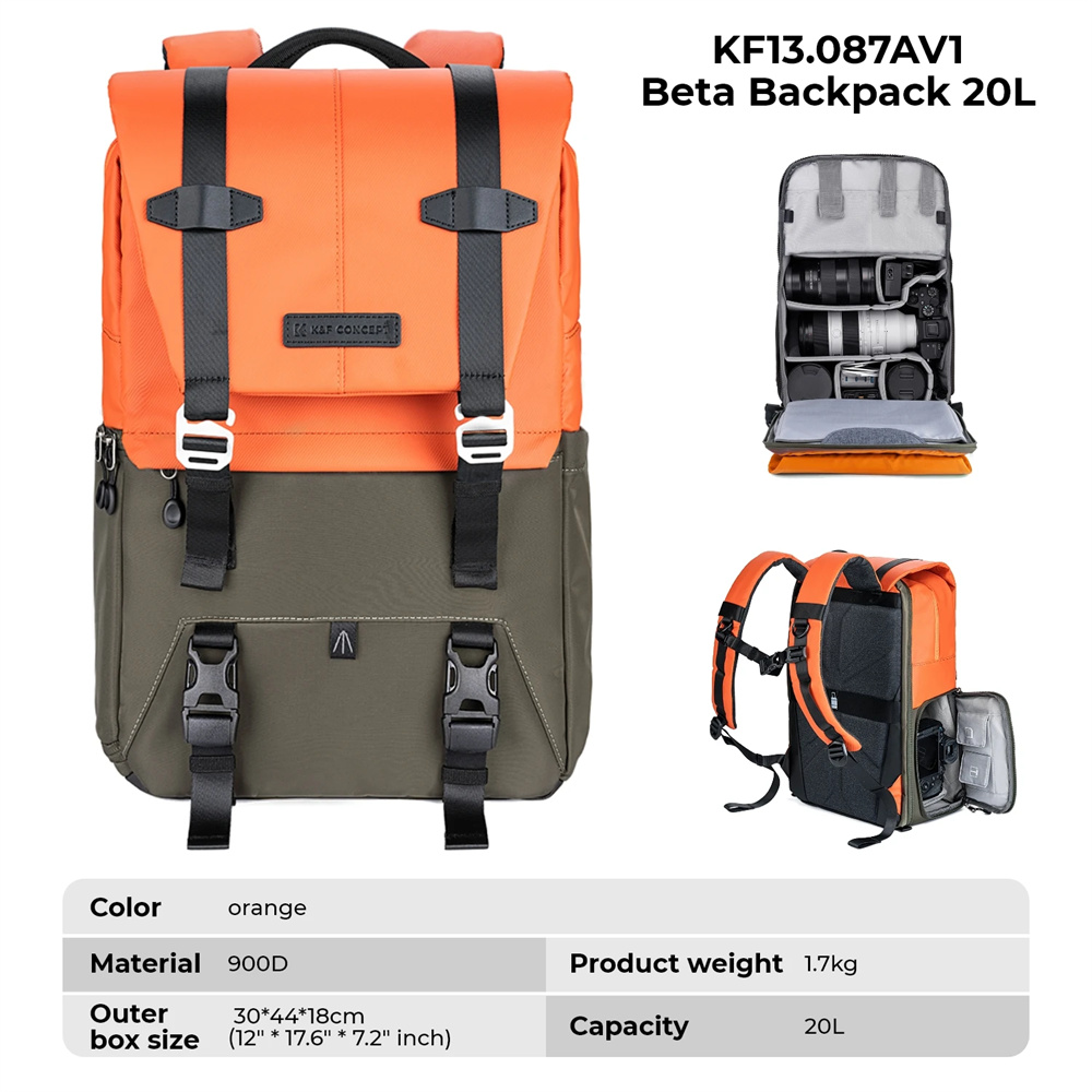 K&F CONCEPT Camera Backpack Tr - Photography Product ulasan dan harga