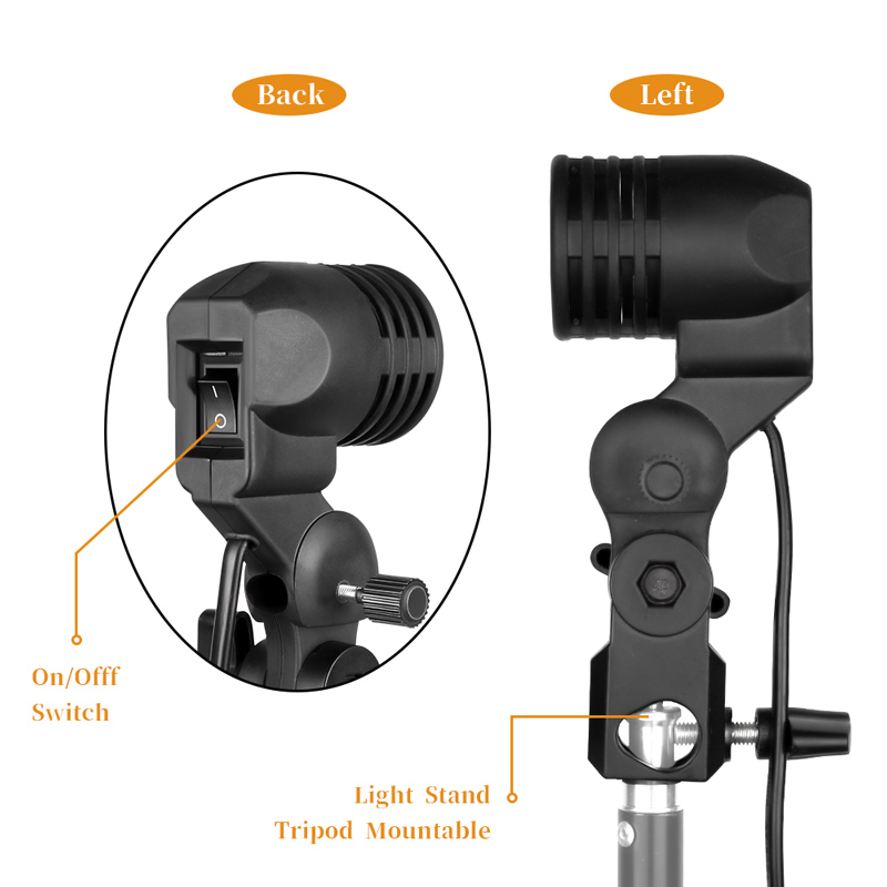 1.8m Cable Cord Light Bulb Sta - Photography Umbrella Lights ulasan dan harga