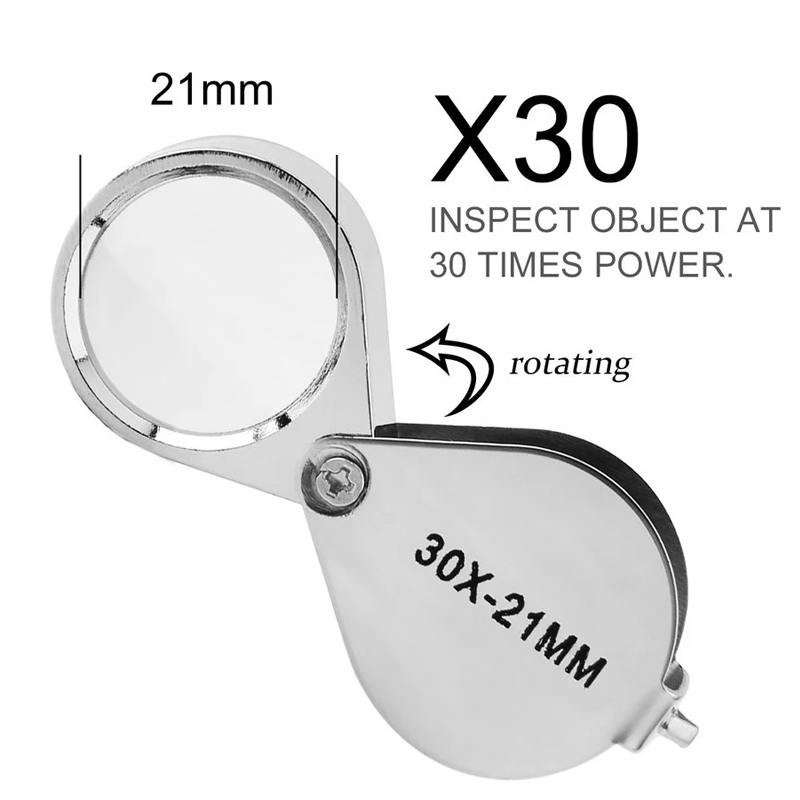 10-30X Pocket Loupe Magnifier  - Eye Piece Magnifier ulasan dan harga