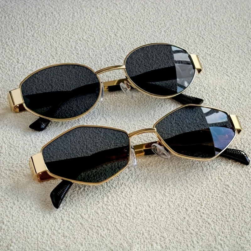 2pcs Summer Trendy Glasses Set - Photography Street ulasan dan harga