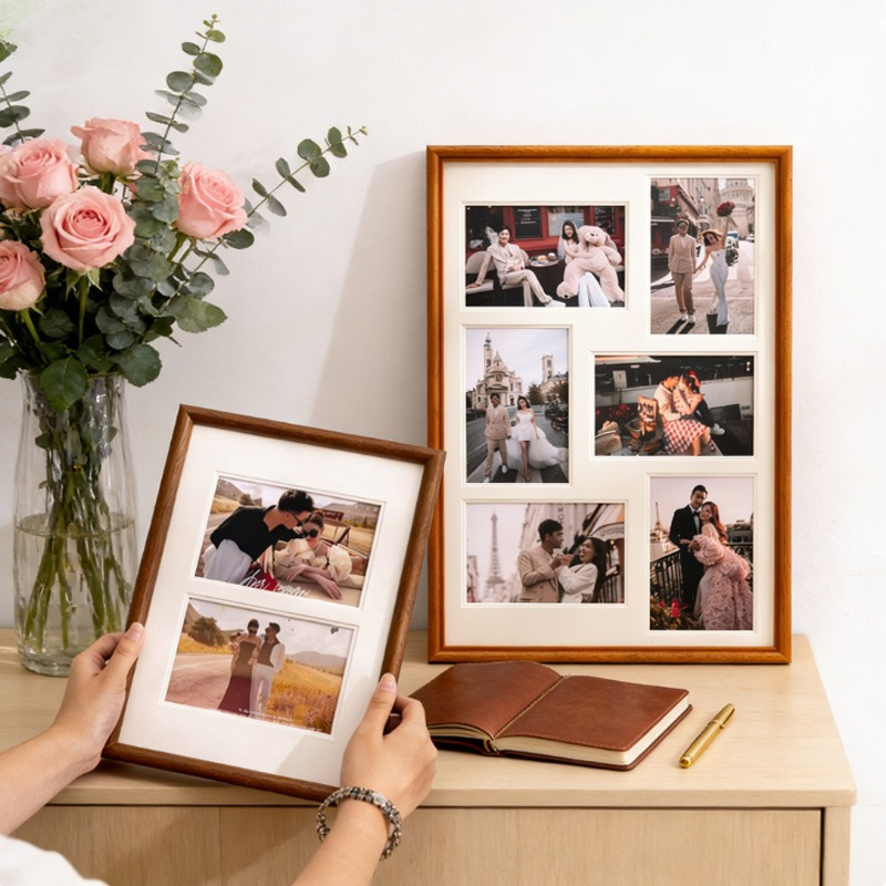 6-inch Multi-grid Solid Wood P - Photography Narrative ulasan dan harga