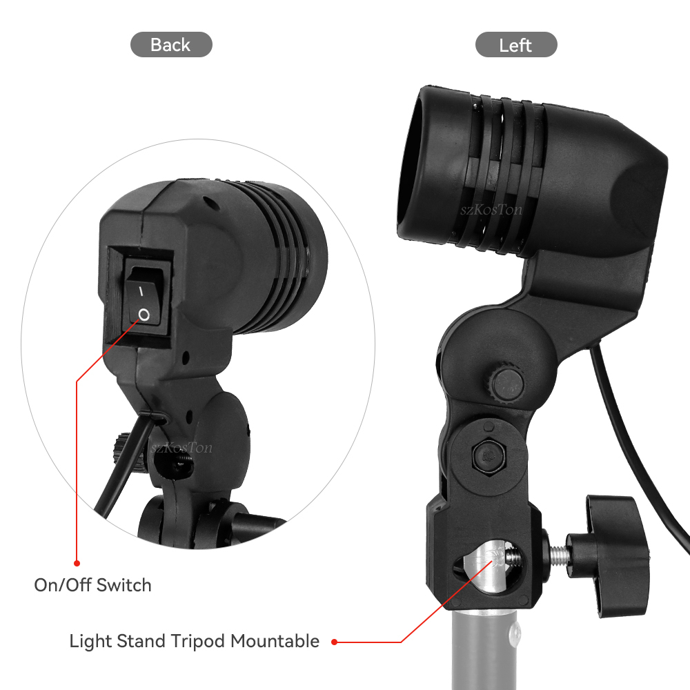Single Head Bulb Holder E27 So - Photography Umbrella Lights ulasan dan harga