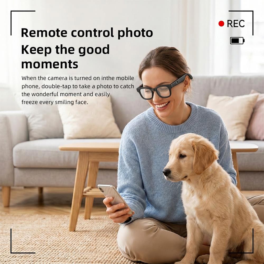 AI Smart Glasses Remote Contro - Photography Product ulasan dan harga