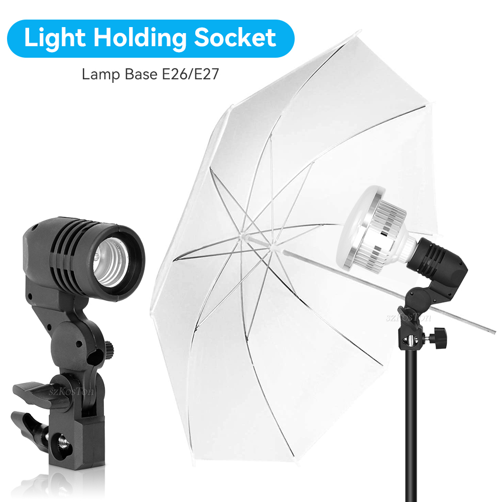 2PCS/1PC E27 Single Head Bulb  - Photography Umbrella Lights ulasan dan harga