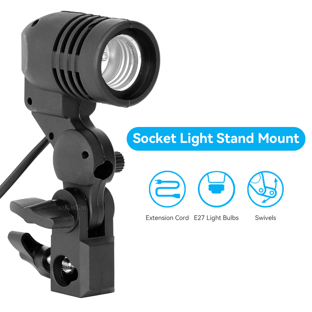2PCS/1PC E27 Single Head Bulb  - Photography Umbrella Lights ulasan dan harga