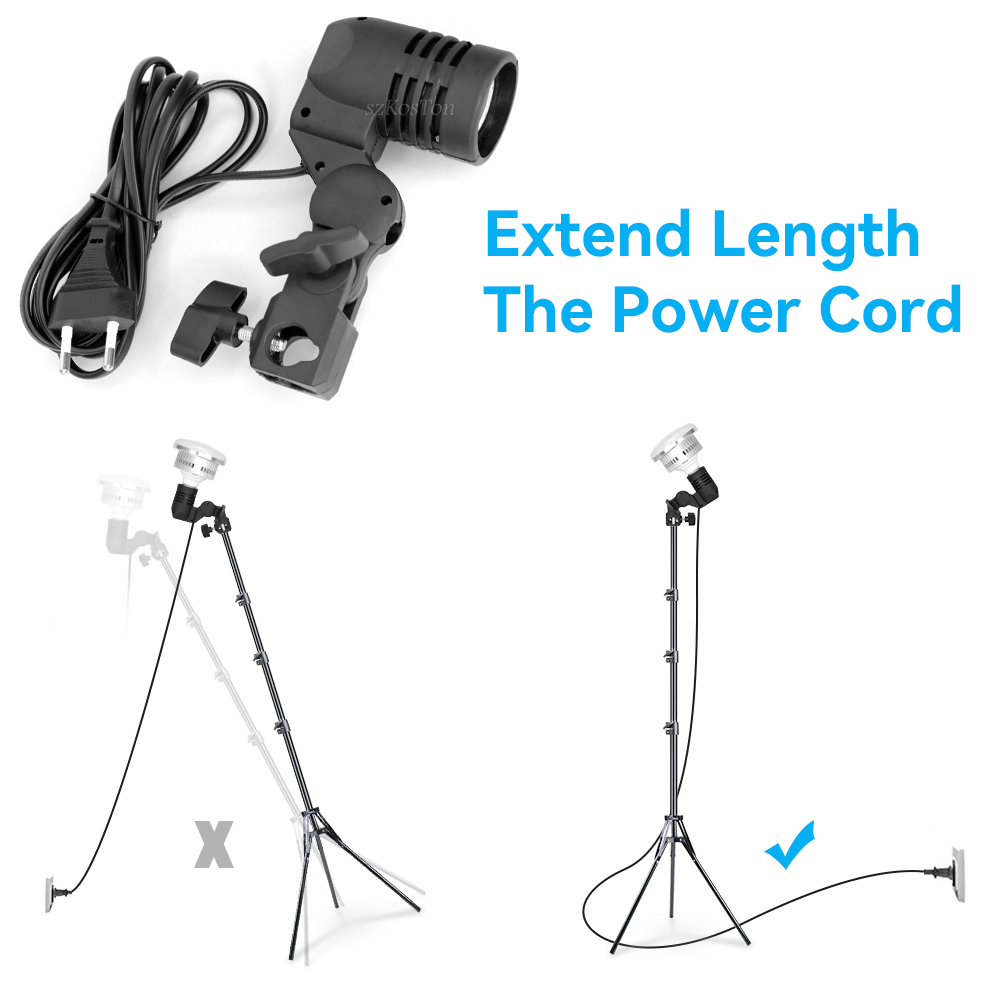 2PCS/1PC E27 Single Head Bulb  - Photography Umbrella Lights ulasan dan harga