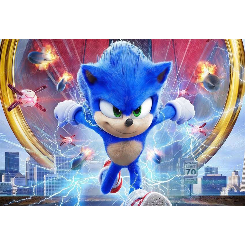 Blue Running Hedgehog Baby Bir - Photography Sport ulasan dan harga