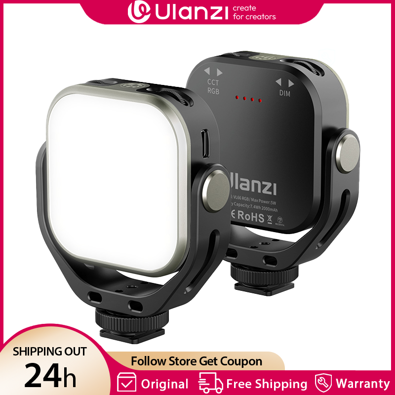 Ulanzi VL66 RGB Video Light 25 - Photography Umbrella Lights ulasan dan harga