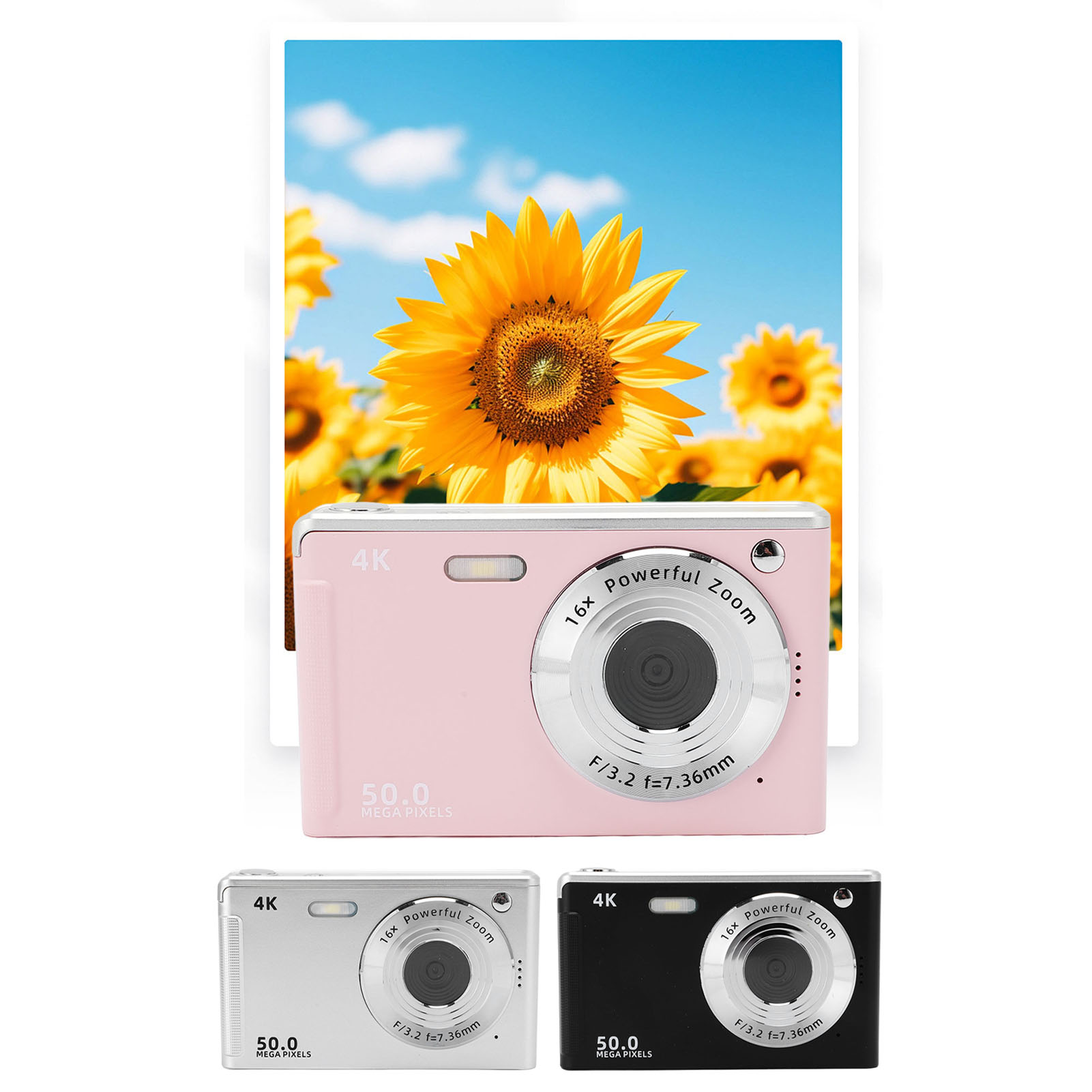 4K 50MP Digital Camera with Fi - Photography Natural Lighting ulasan dan harga