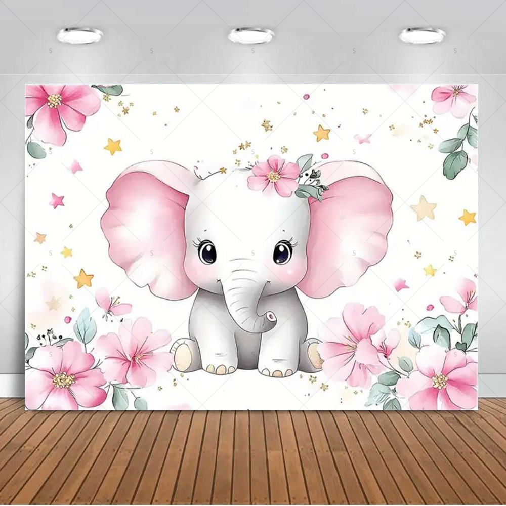 Cartoon Elephant  Birthday Par - Photography Sport ulasan dan harga