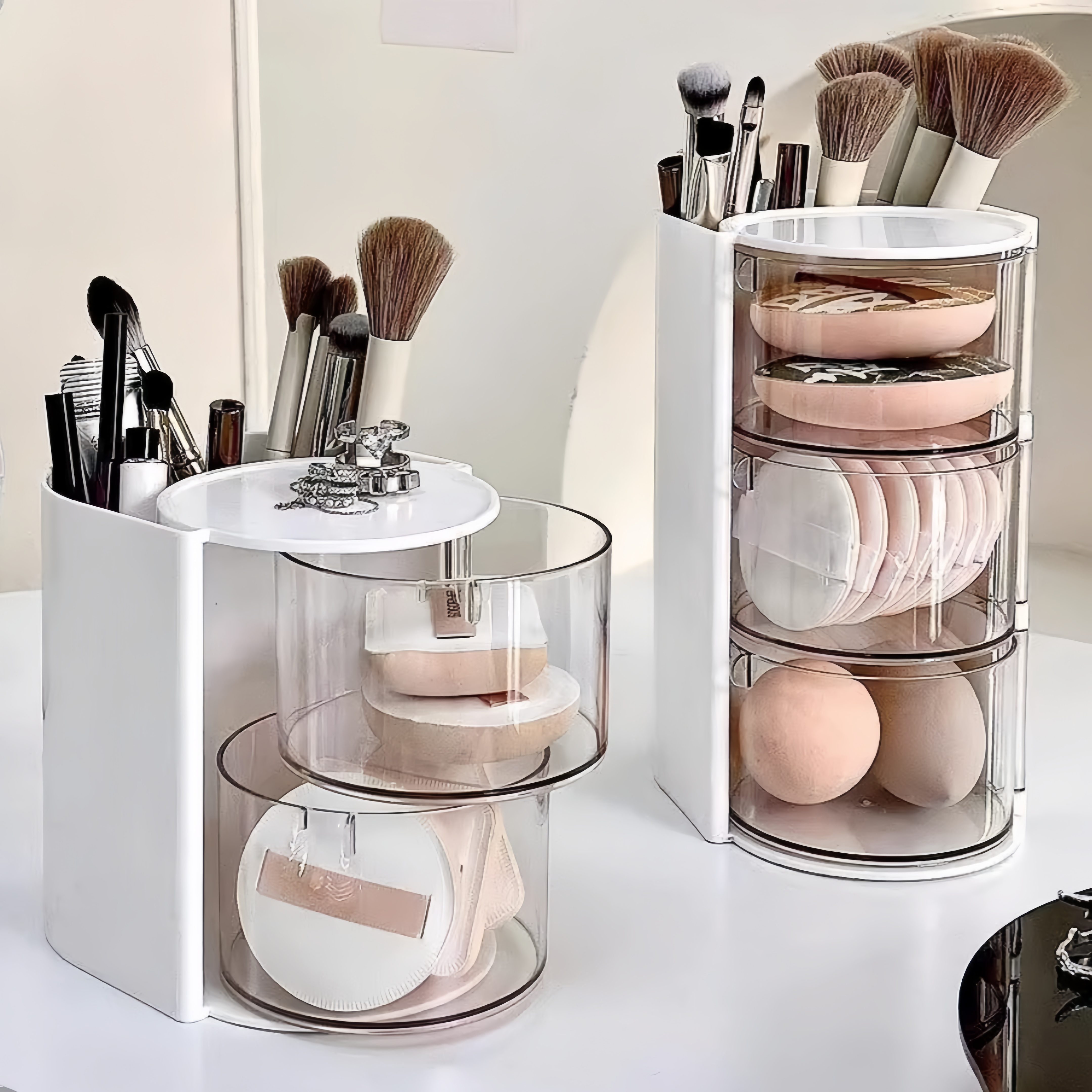 Rotating Cosmetic Storage Box, - Beauty Dish Softbox ulasan dan harga