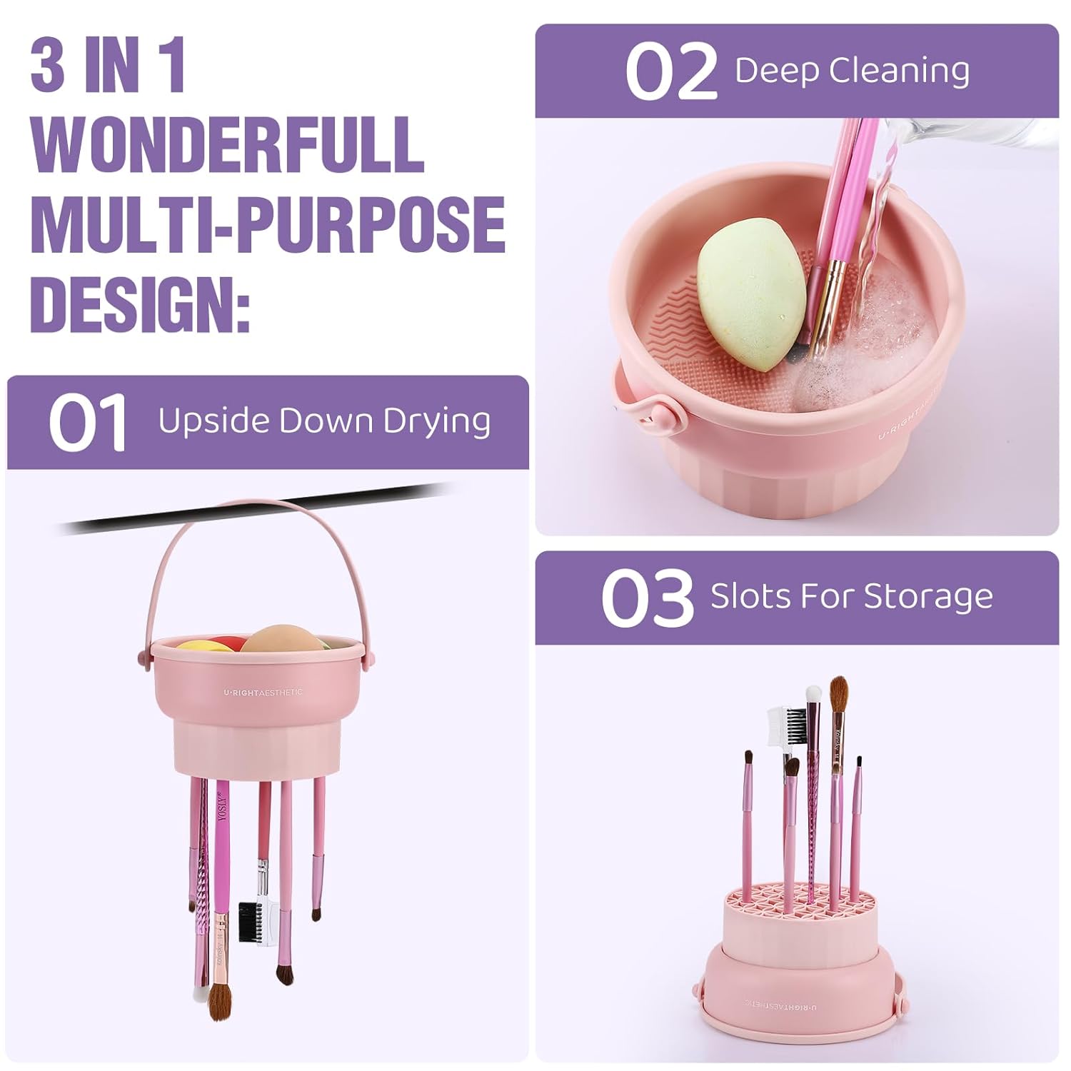 Makeup Brush Cleaning Bowl Bea - Beauty Dish Softbox ulasan dan harga
