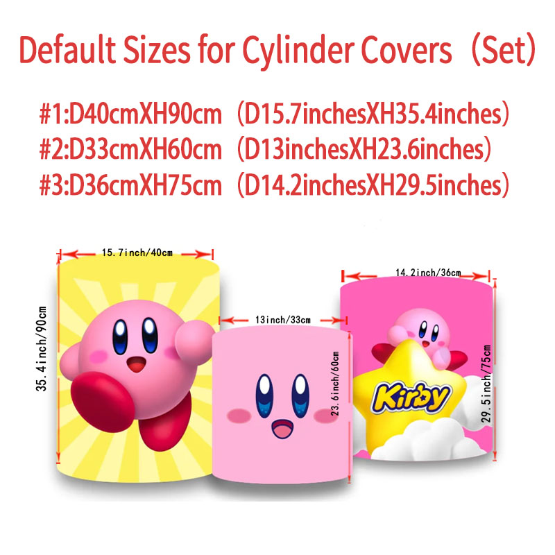 Cartoon Star Kirby Round Backd - Photography Sport ulasan dan harga