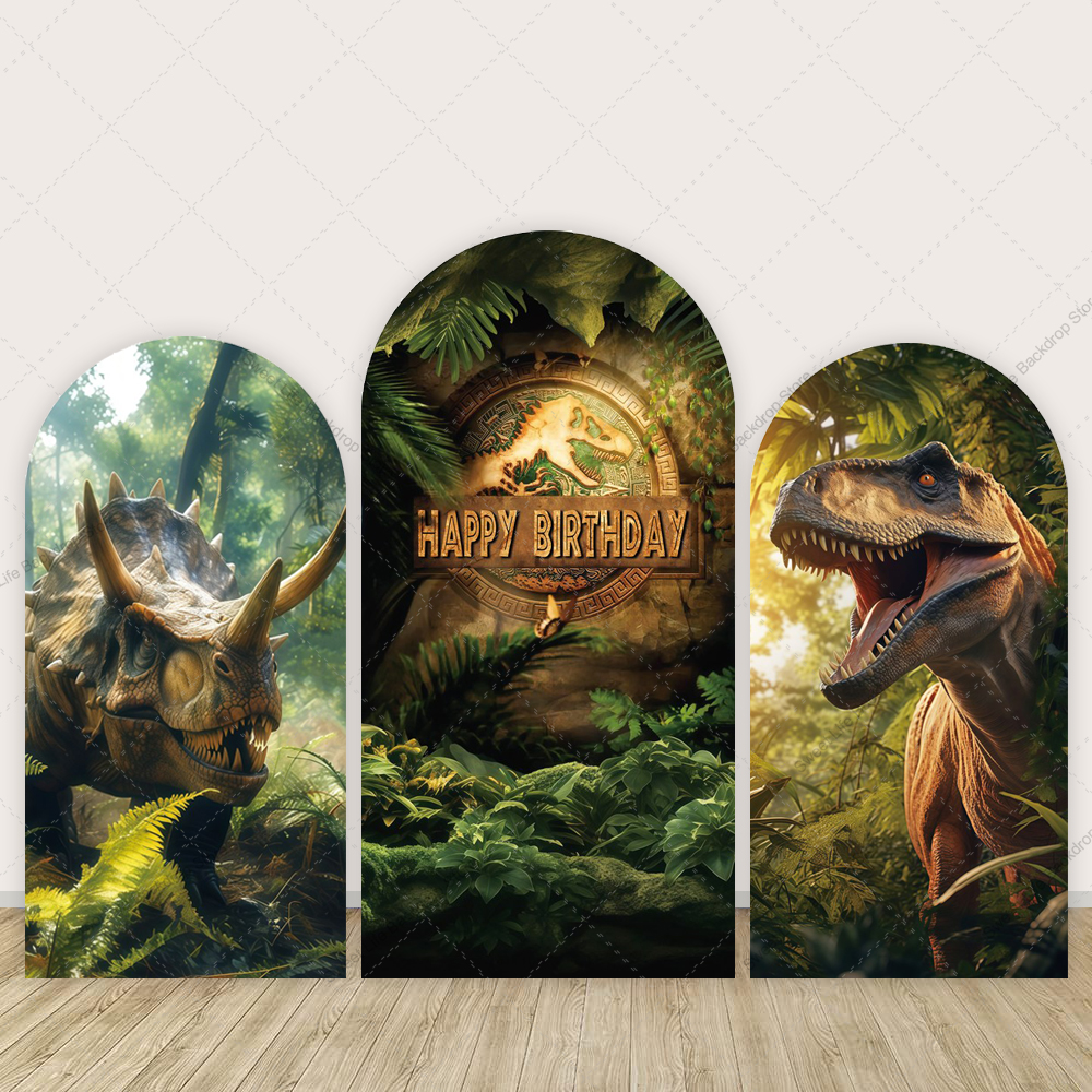 Dinosaur World Theme Arch Back - Photography History ulasan dan harga