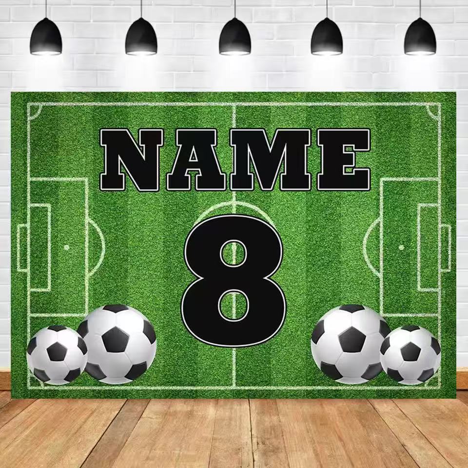 Football Backdrop Customize Na - Photography Sport ulasan dan harga