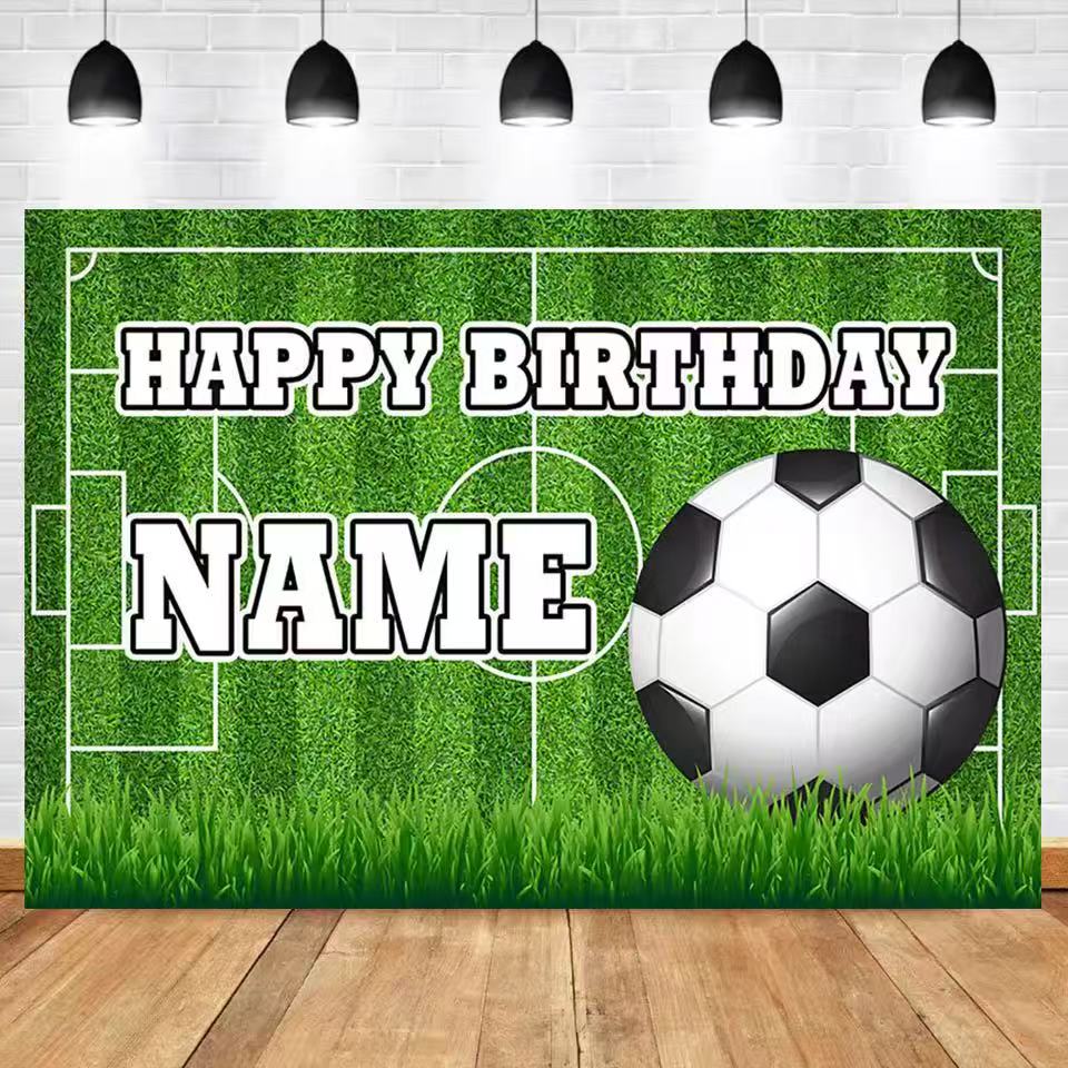 Football Backdrop Customize Na - Photography Sport ulasan dan harga