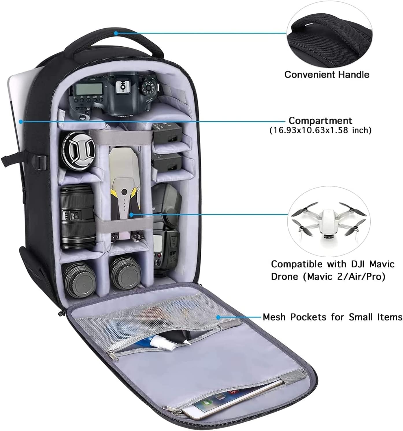Waterproof Camera Backpack 15- - Camera Bag Waterproof ulasan dan harga