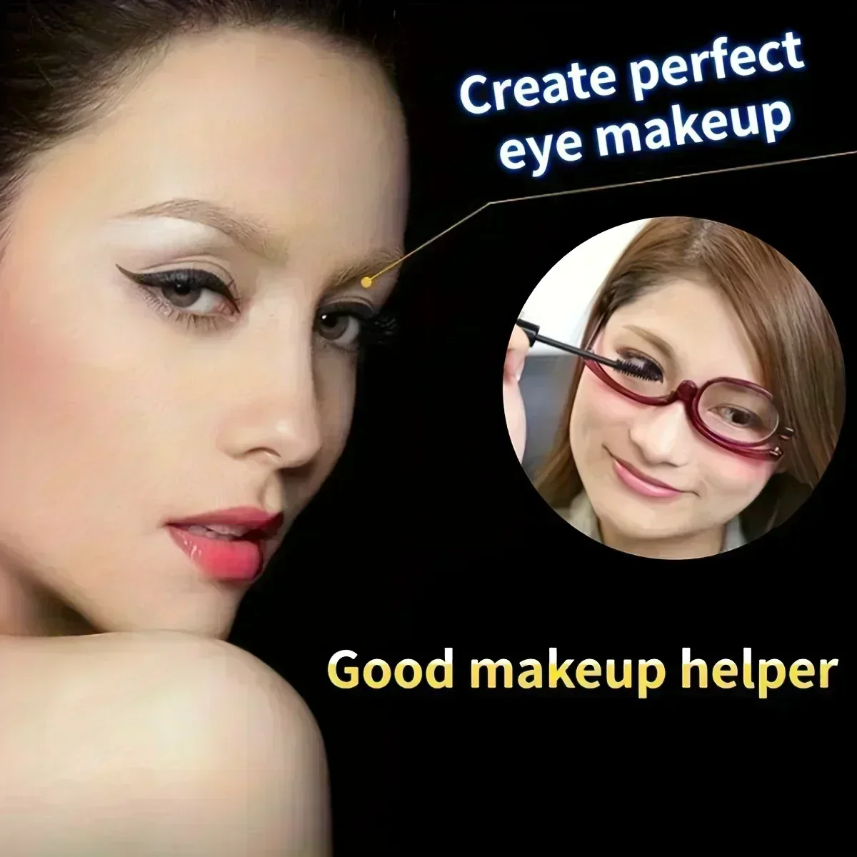 2 Pairs Makeup Reading Glasses - Eye Piece Magnifier ulasan dan harga