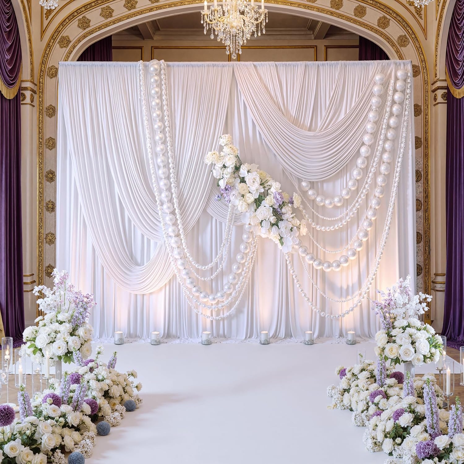 White Backdrop Curtains 10x10  - Photography Product ulasan dan harga