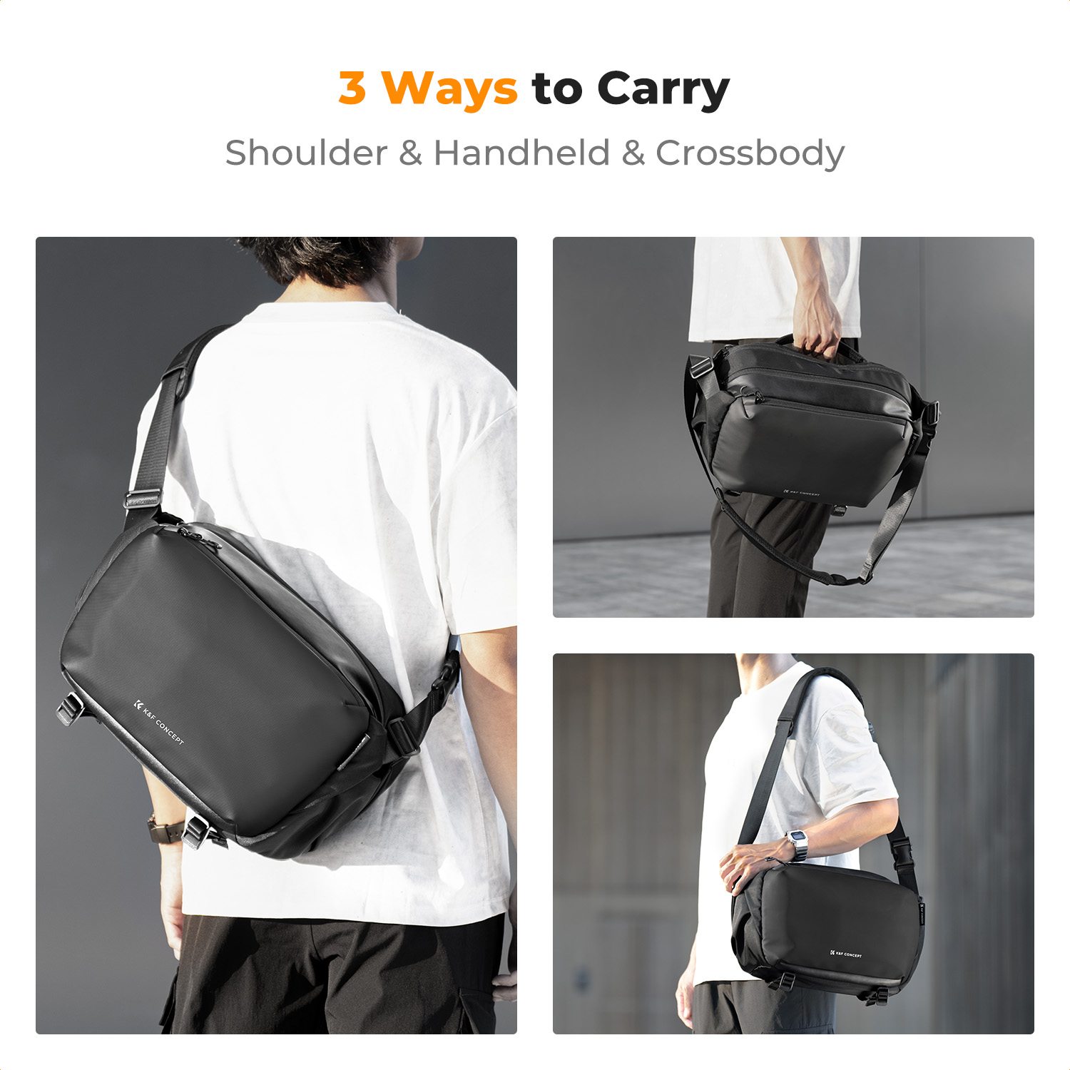 K&F CONCEPT 12L/10L Camera Sli - Lens Case Pouch ulasan dan harga