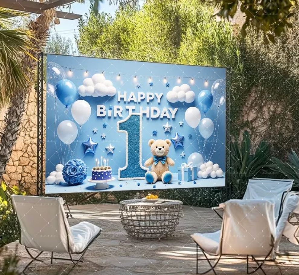 Kid 1st Birthday Party Decorat - Photography Sport ulasan dan harga