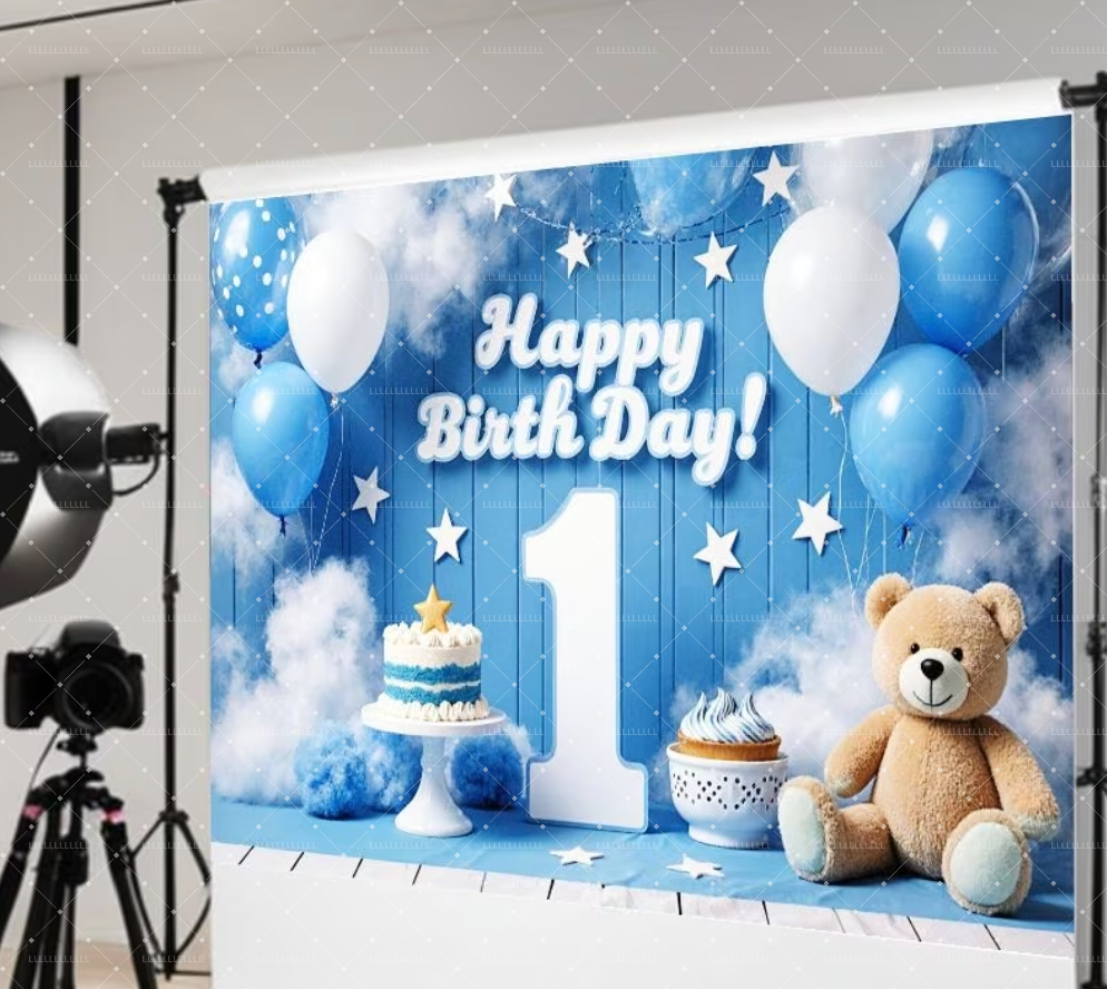 Kid 1st Birthday Party Decorat - Photography Sport ulasan dan harga