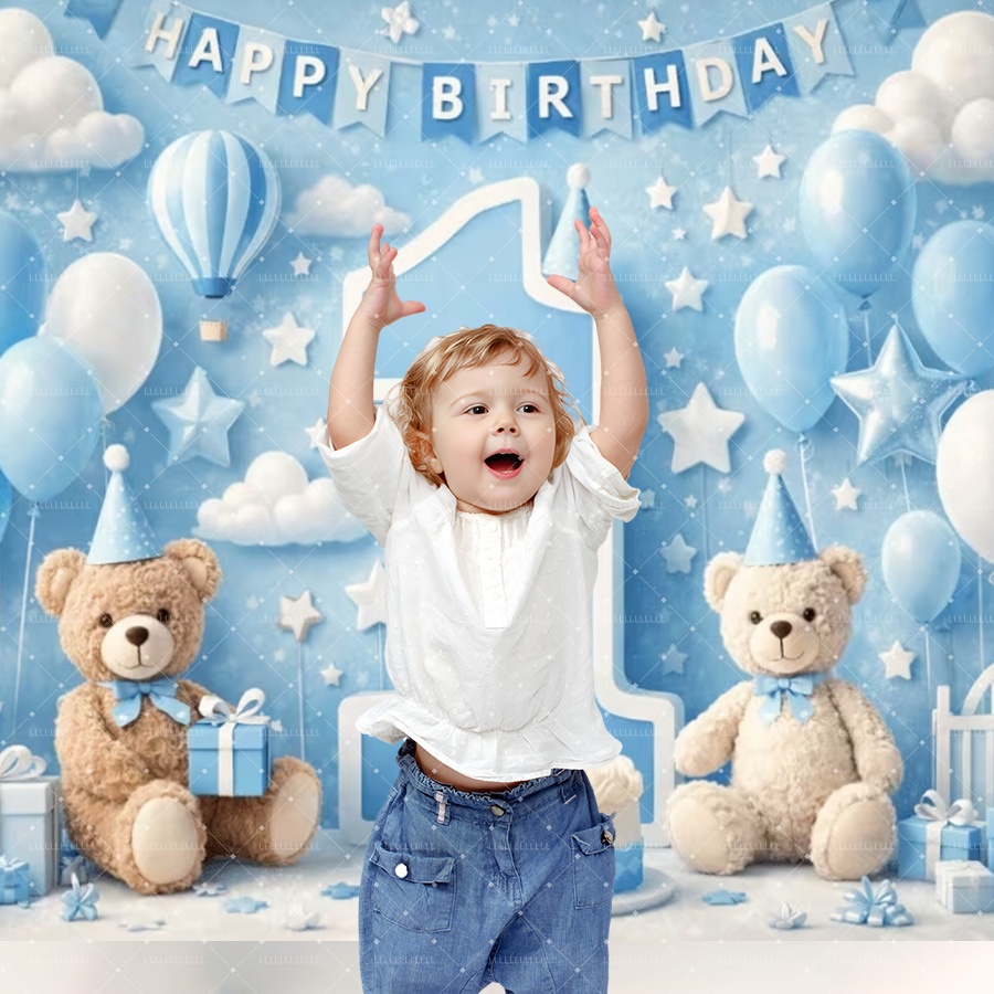 Kid 1st Birthday Party Decorat - Photography Sport ulasan dan harga