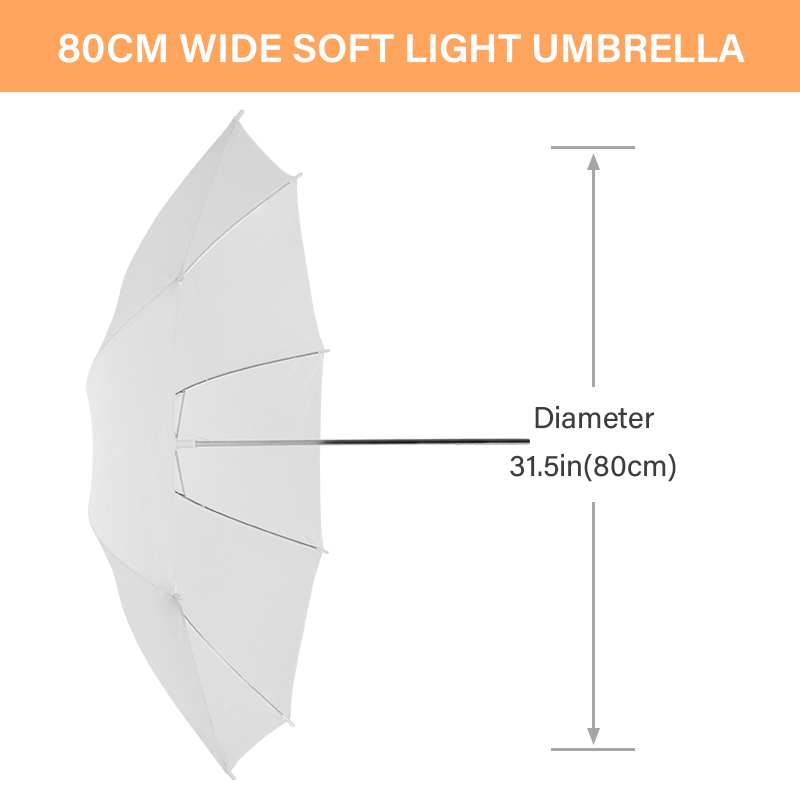 76 * 80cm X4 Transparent White - Photography Umbrella Lights ulasan dan harga