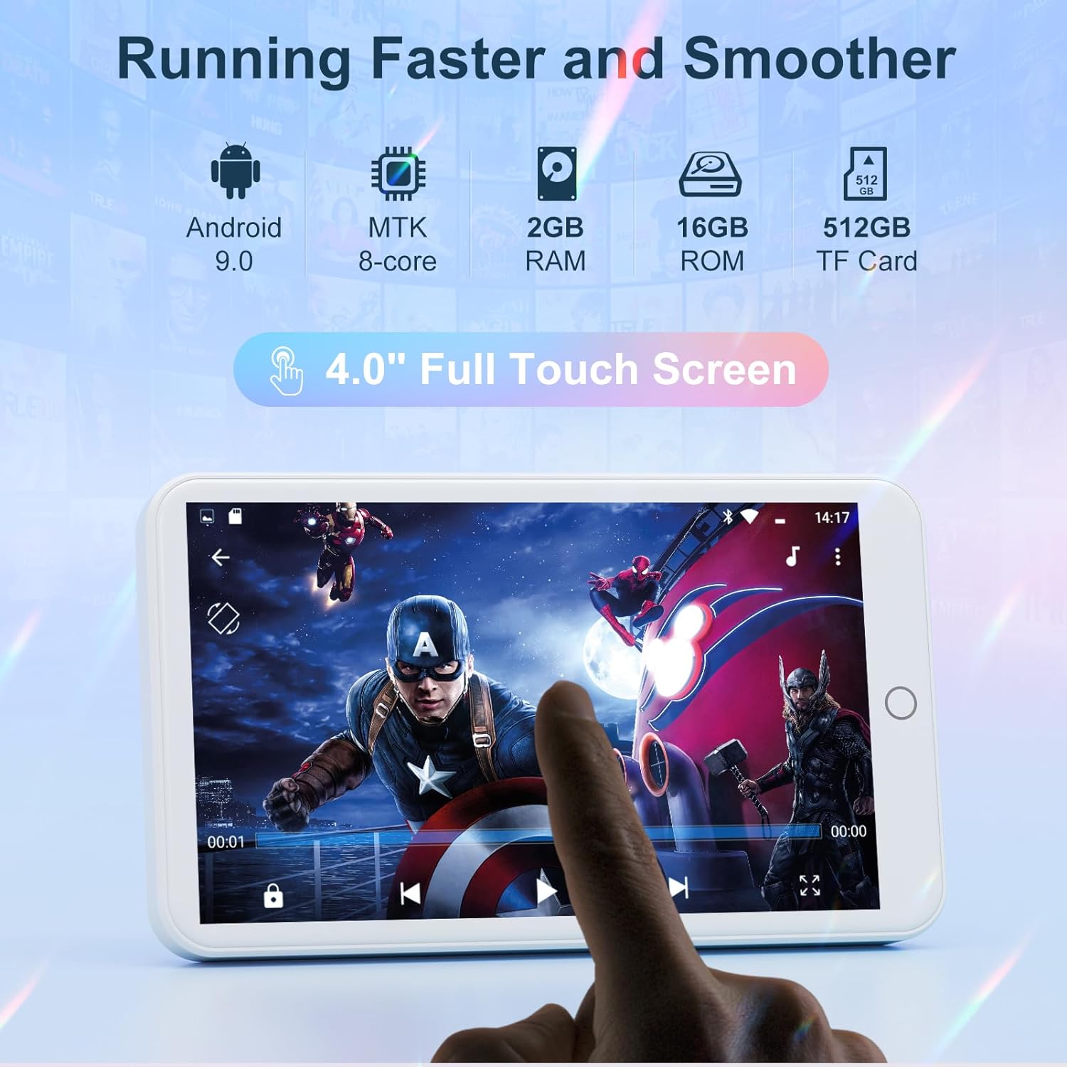 MECHEN MP3 Player Android 9.0  - Photography History ulasan dan harga