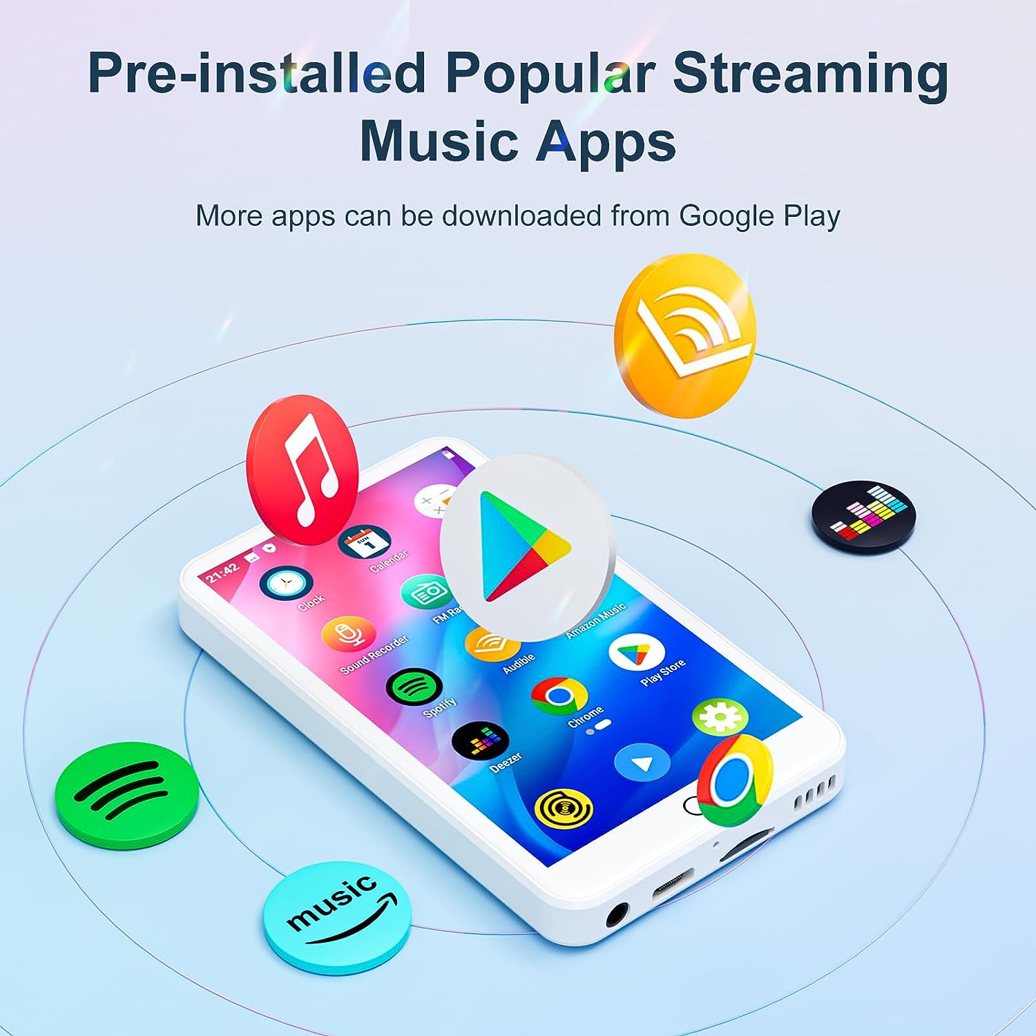 MECHEN MP3 Player Android 9.0  - Photography History ulasan dan harga
