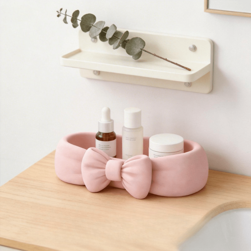 Cute Bow Shaped Makeup Organiz - Beauty Dish Softbox ulasan dan harga